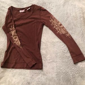 Brown acid washed Panhandle Slim shirt